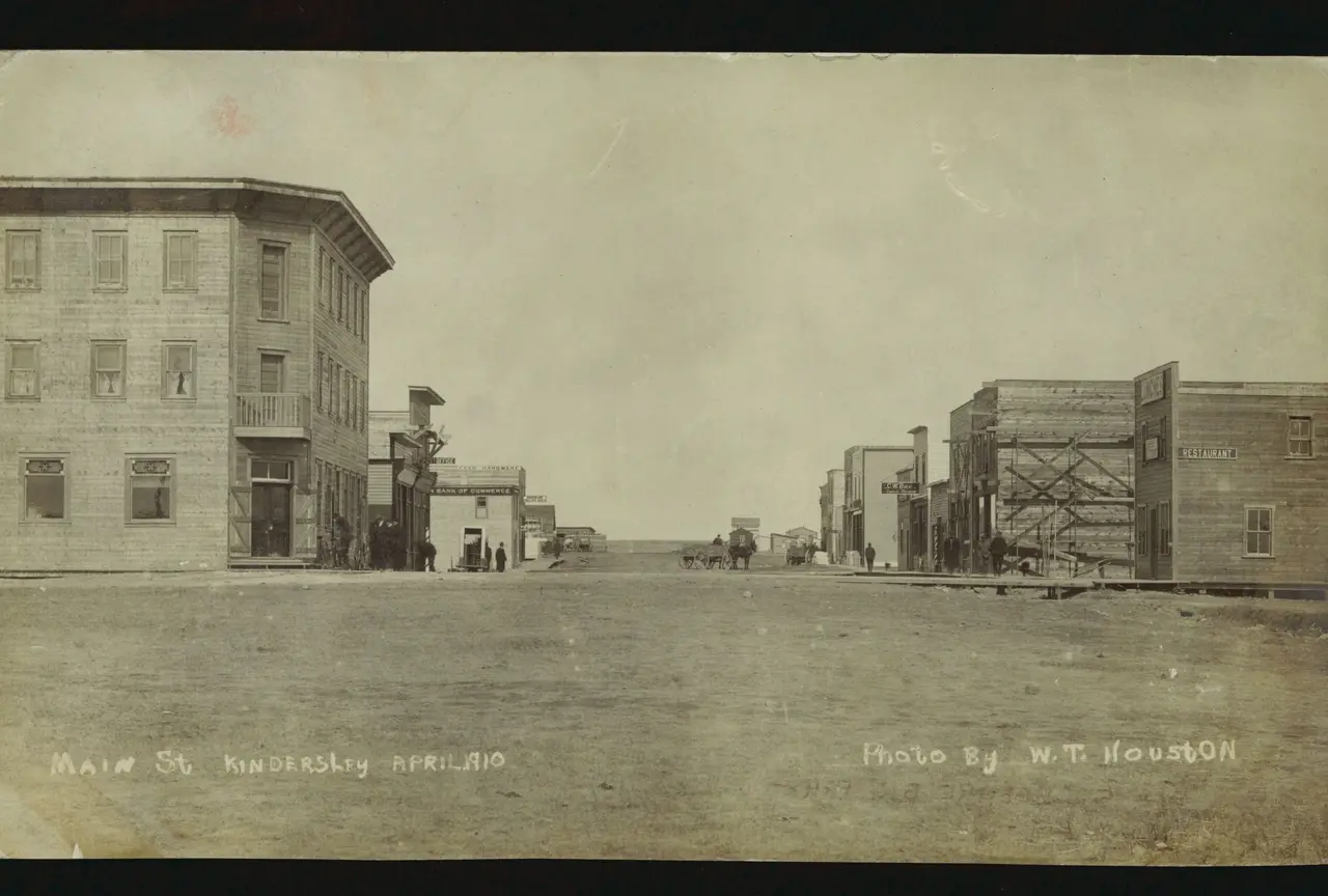 Main Street, Kindersley, April 1910, April 1910