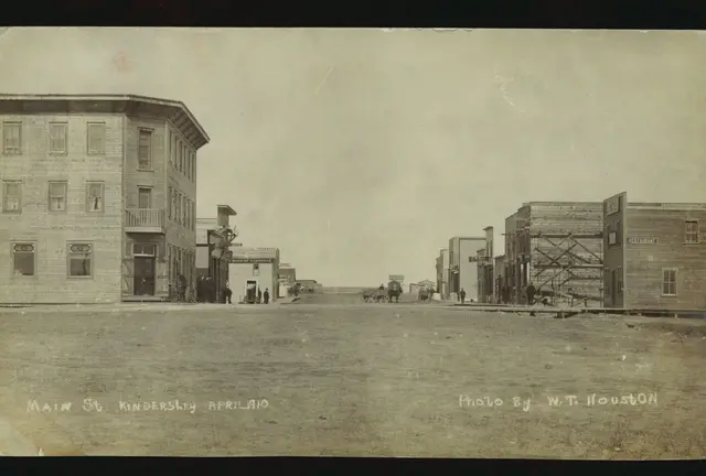 Main Street, Kindersley, April 1910